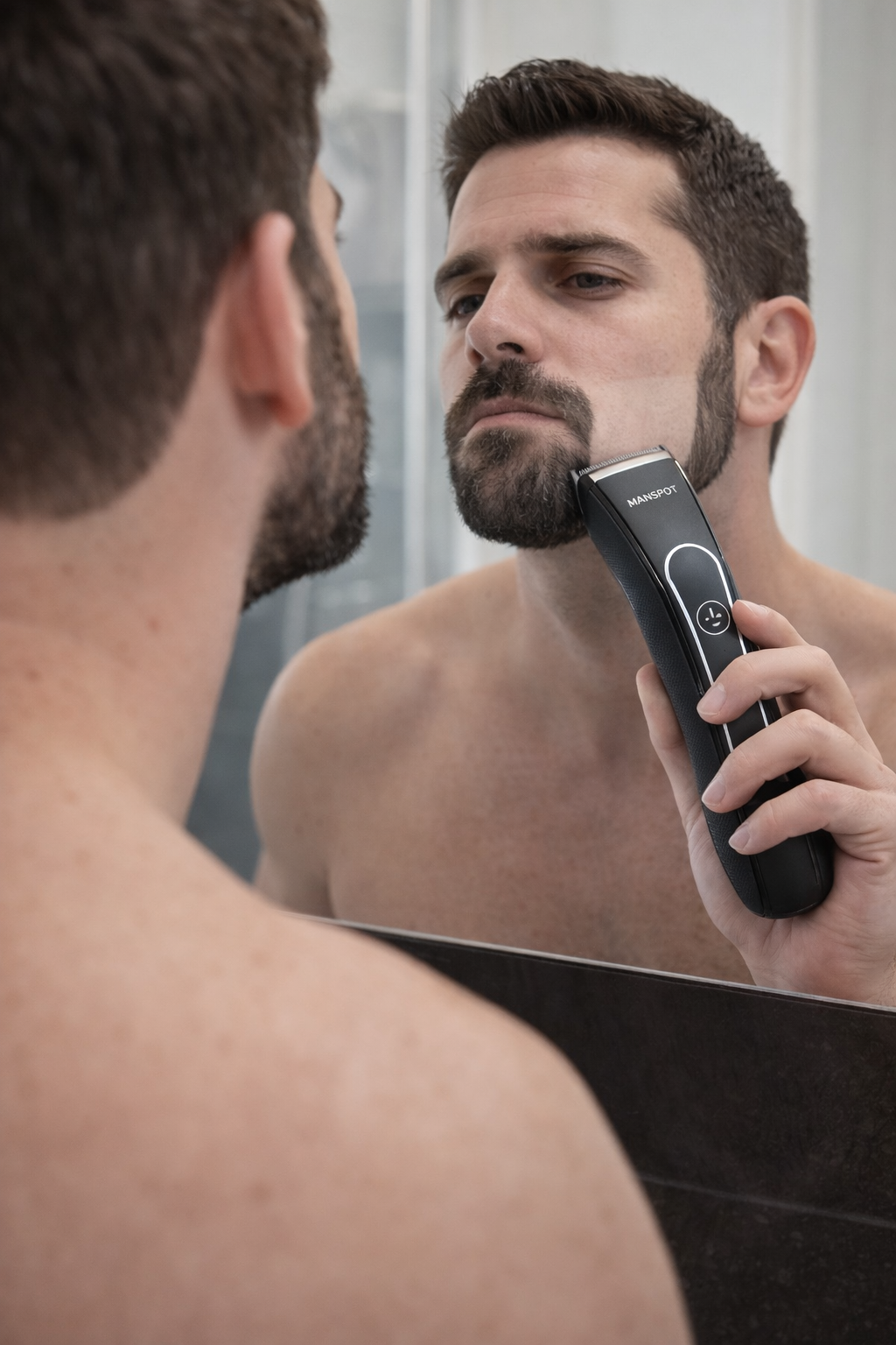MANSPOT Manscape groin-body hair trimmer for men