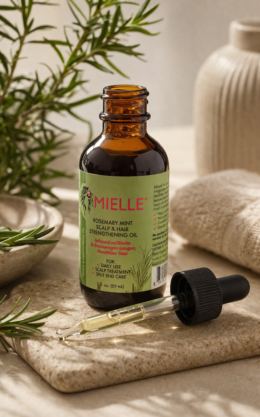 Rosemary Mint Scalp & Hair Strengthening oil