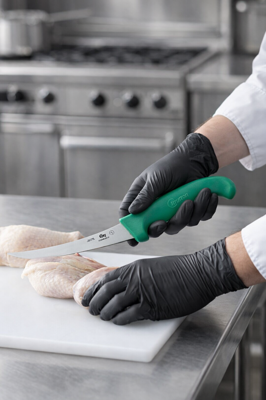 Curved Stiff Boning Knife 6